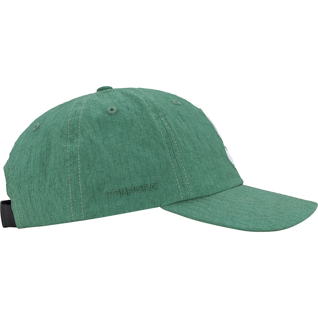 Details on Cordura Ripstop S Logo 6-Panel Green from spring summer 2023 (Price is $54)