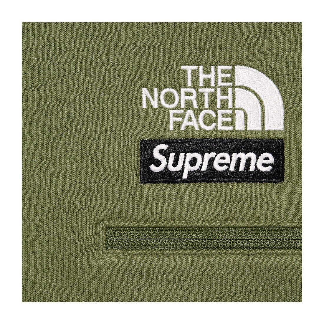 Details on Supreme The North Face Convertible Sweatpant Olive from spring summer
                                                    2023 (Price is $138)