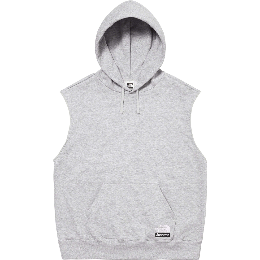 Details on Supreme The North Face Convertible Hooded Sweatshirt Heather Grey from spring summer
                                                    2023 (Price is $148)