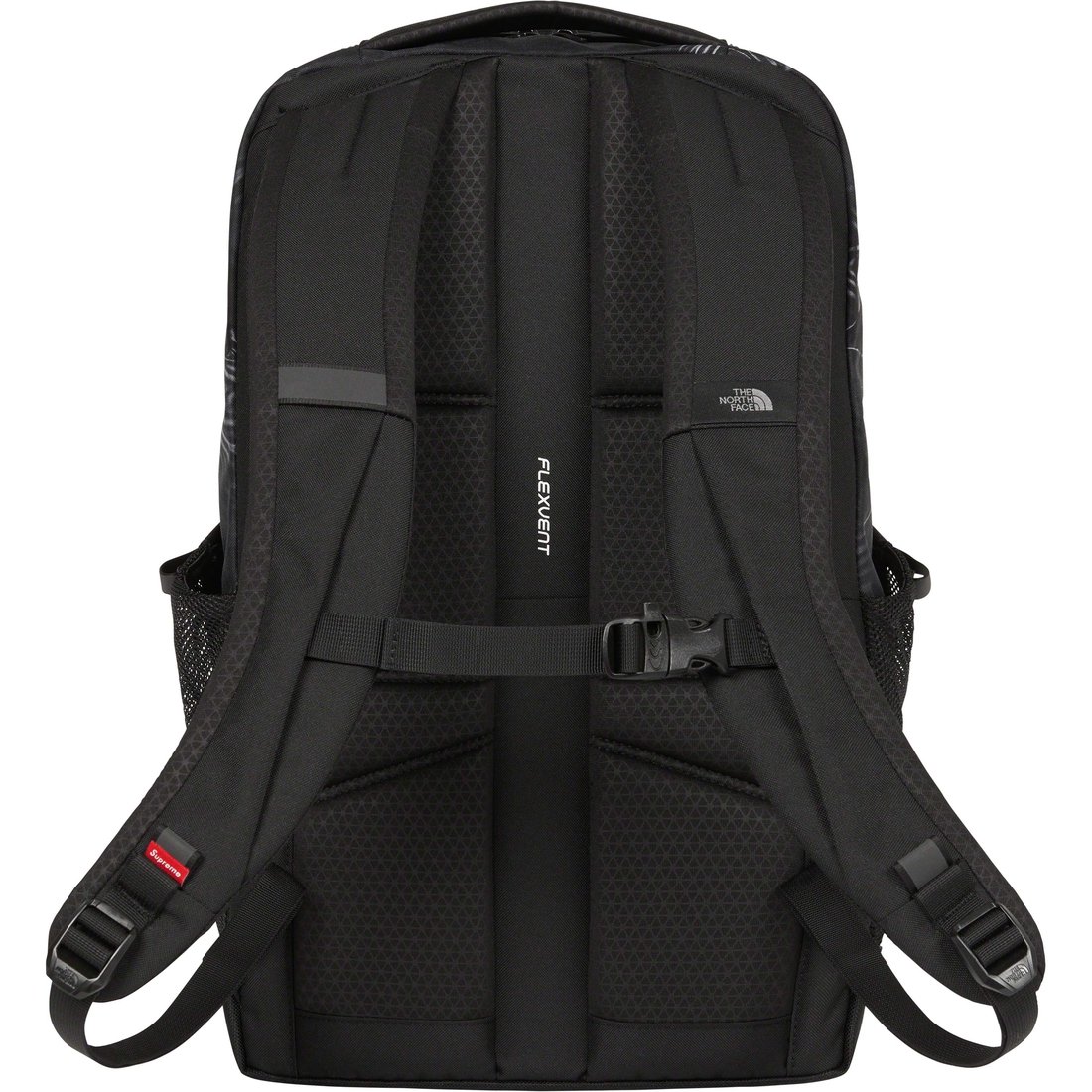 Details on Supreme The North Face Trompe L’oeil Printed Borealis Backpack Black from spring summer
                                                    2023 (Price is $158)