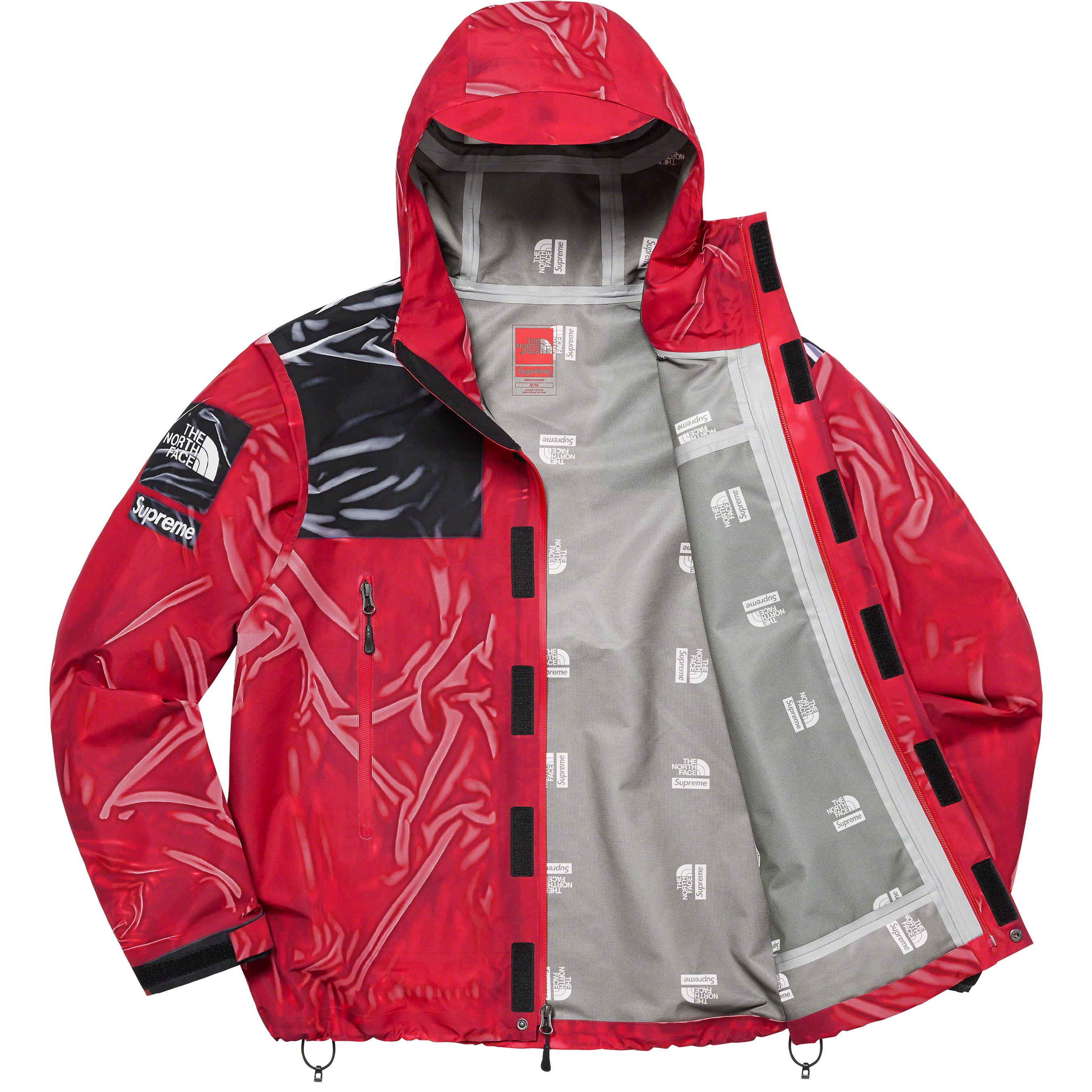 Supreme Printed Taped Seam Shell Jacket-