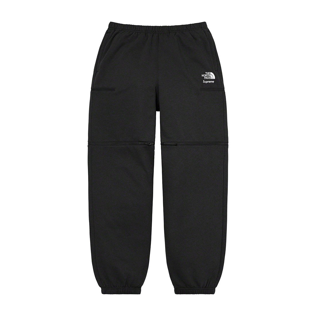 Details on Supreme The North Face Convertible Sweatpant Black from spring summer
                                                    2023 (Price is $138)