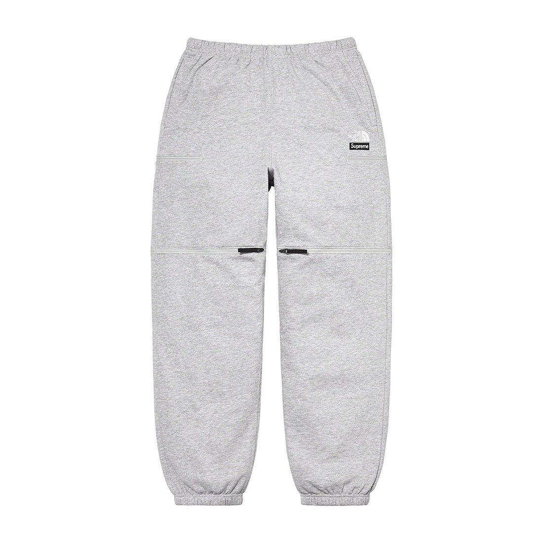 Details on Supreme The North Face Convertible Sweatpant Heather Grey from spring summer
                                                    2023 (Price is $138)