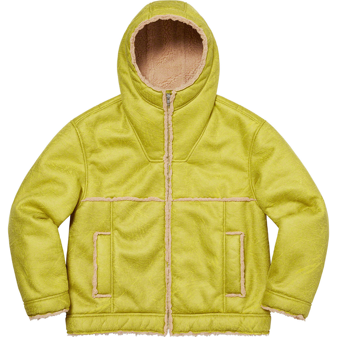 Faux Shearling Hooded Jacket - spring summer 2023 - Supreme