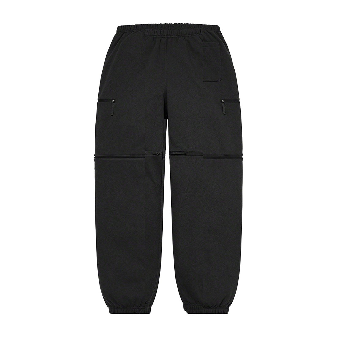 Details on Supreme The North Face Convertible Sweatpant Black from spring summer 2023 (Price is $138)