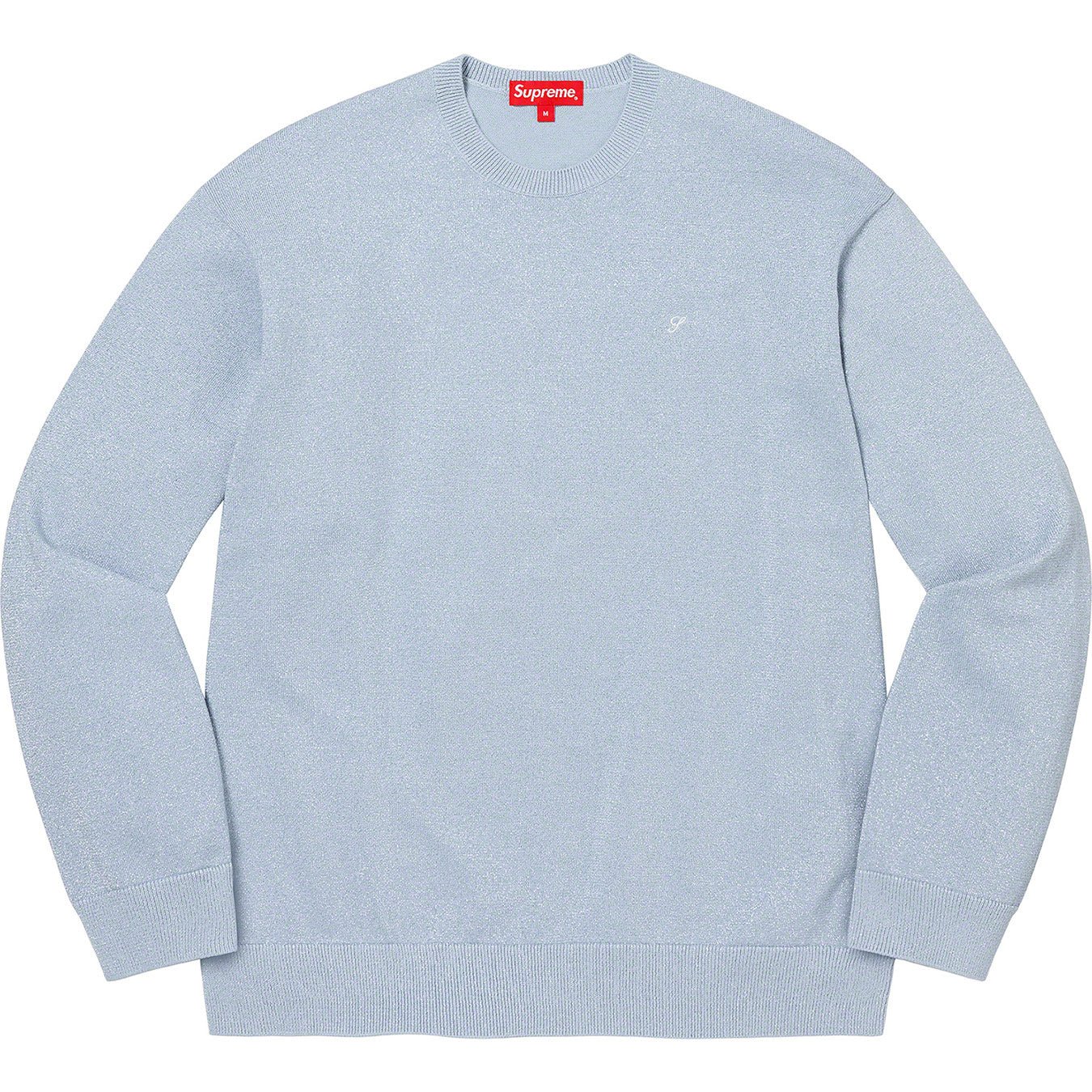 SUPREME Metallic L/S Top Light Slate