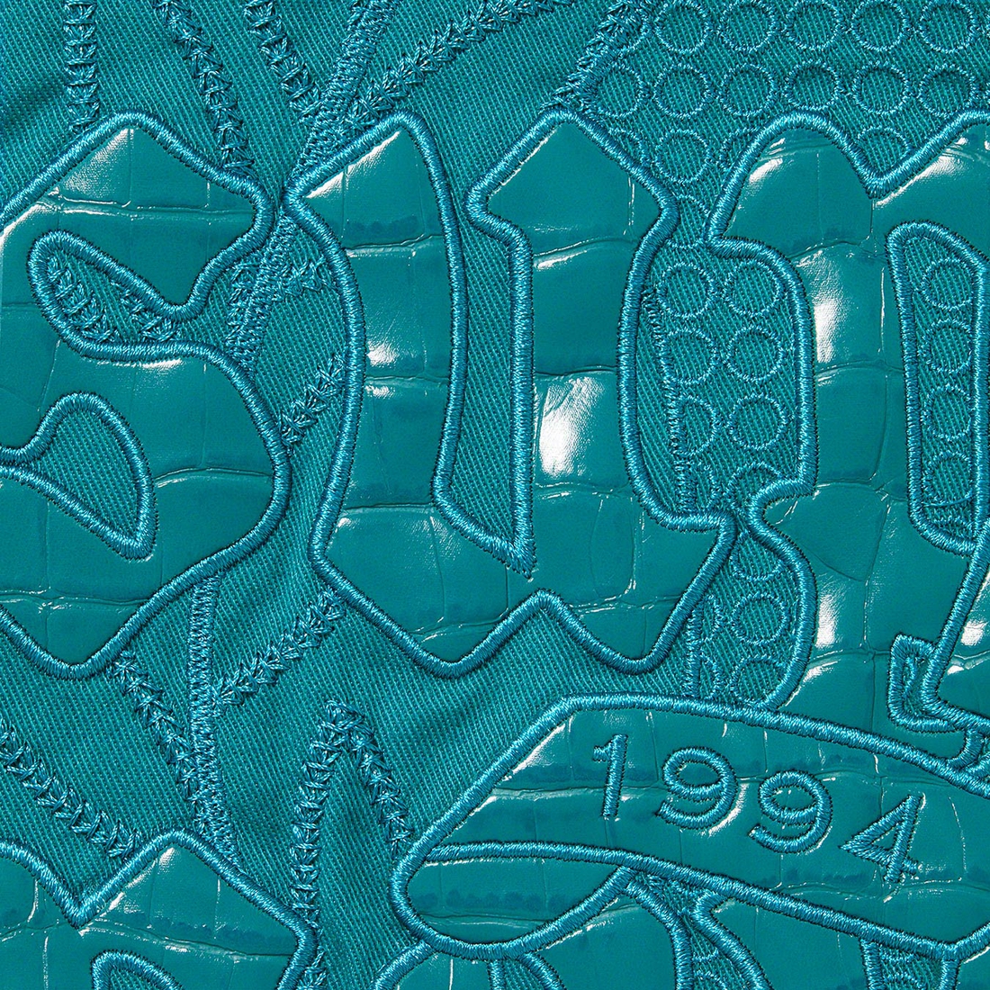 Details on Croc Patch S S Work Shirt Teal from spring summer
                                                    2023 (Price is $138)