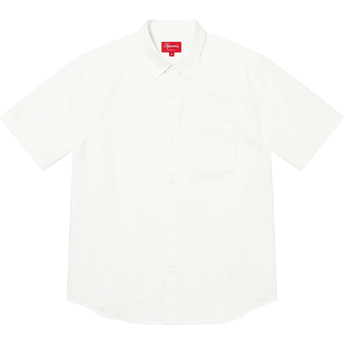 Details on Croc Patch S S Work Shirt White from spring summer
                                                    2023 (Price is $138)