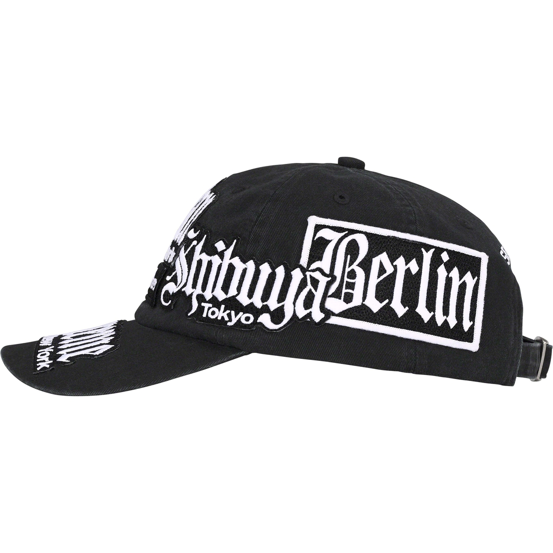 Details on City Patches 6-Panel Black from spring summer
                                                    2023 (Price is $54)