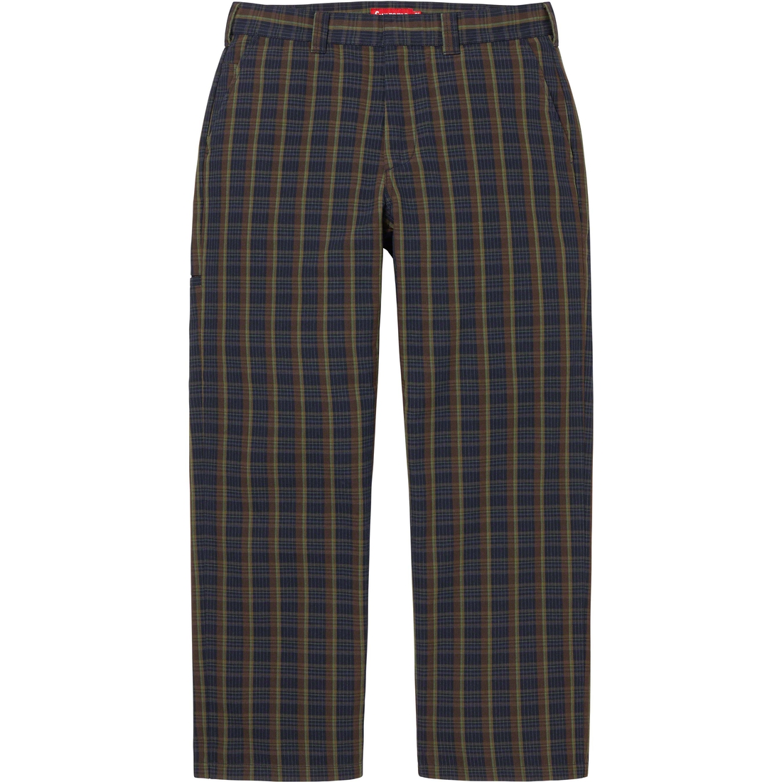 Details on Work Pant Navy Plaid from spring summer 2023 (Price is $128)
