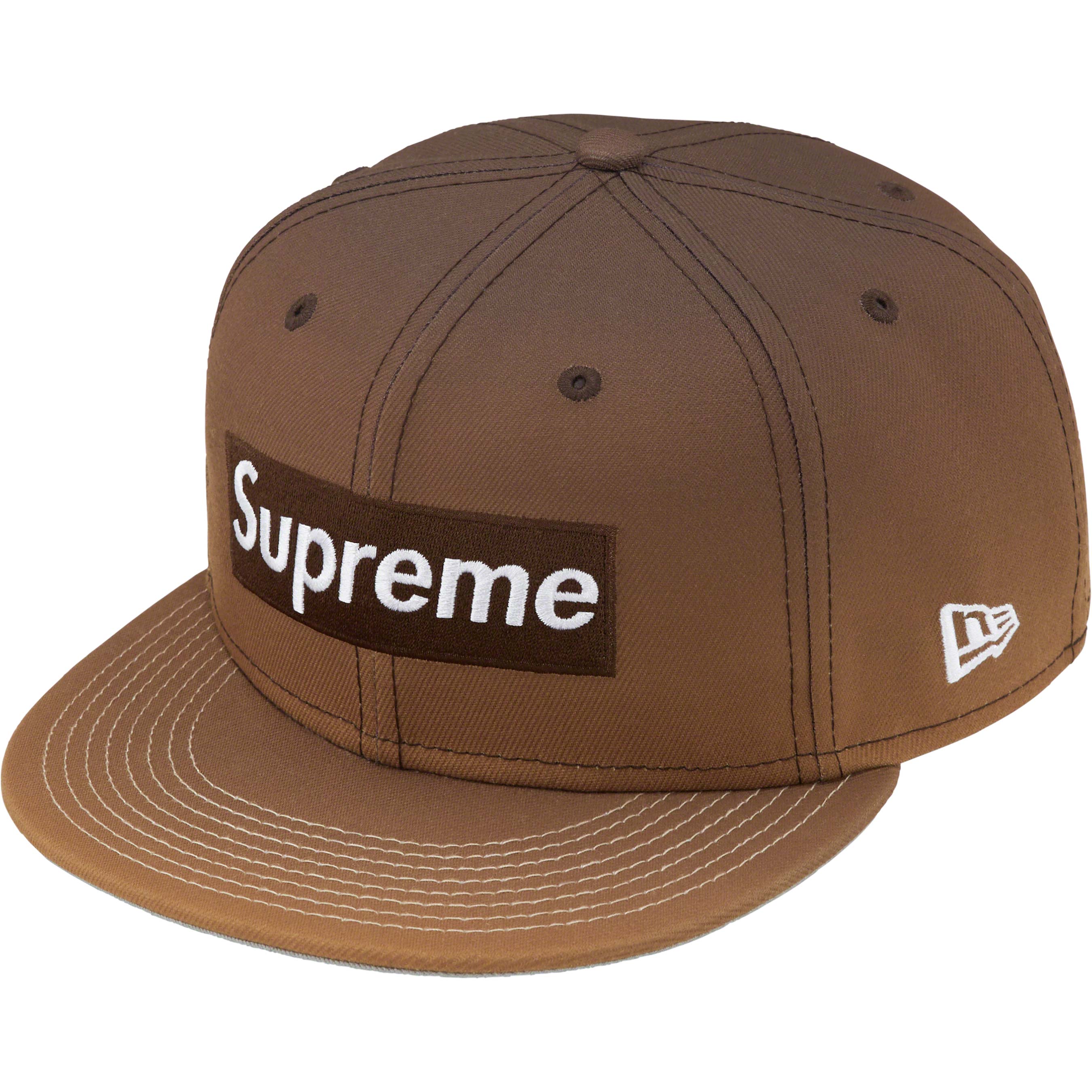 NEW Supreme x New Era Gradient Box Logo Fitted - Pink Size 7 3/8