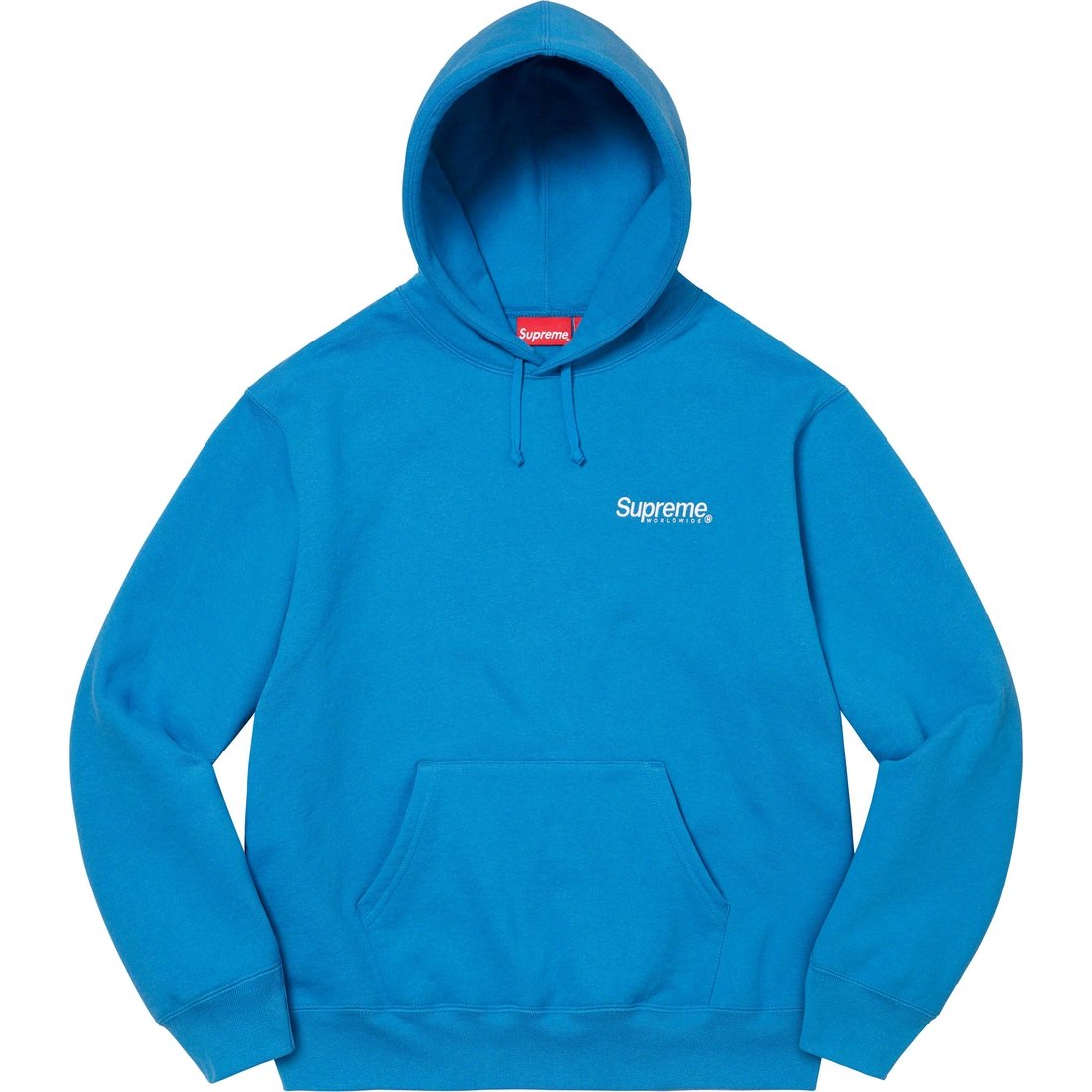 Details on Worldwide Hooded Sweatshirt Blue from spring summer
                                                    2023 (Price is $158)