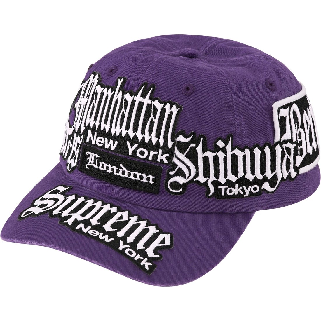 Details on City Patches 6-Panel Purple from spring summer
                                                    2023 (Price is $54)