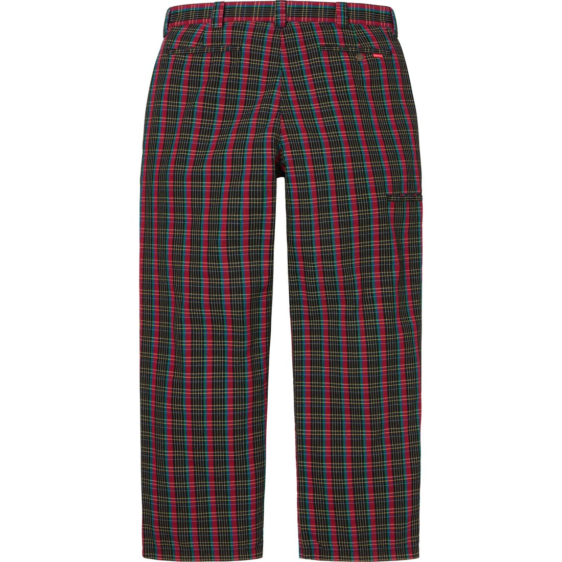 Details on Work Pant Red Plaid from spring summer
                                                    2023 (Price is $128)