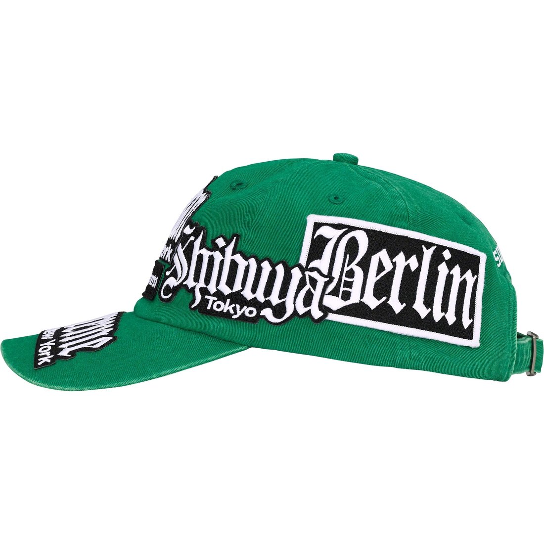 Details on City Patches 6-Panel Green from spring summer 2023 (Price is $54)