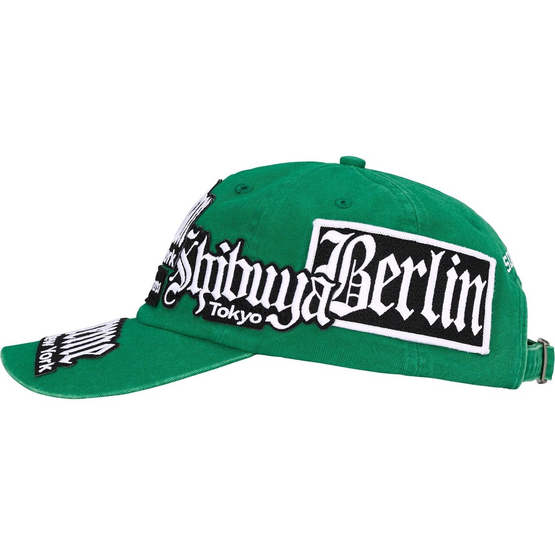 Details on City Patches 6-Panel Green from spring summer
                                                    2023 (Price is $54)