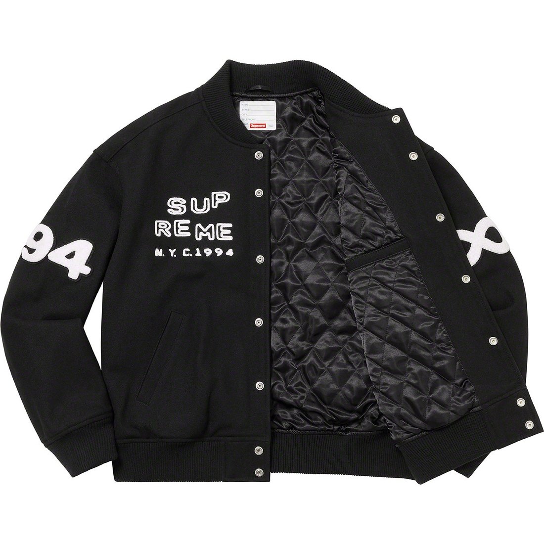 Details on Tourist Varsity Jacket Black from spring summer
                                                    2023 (Price is $398)