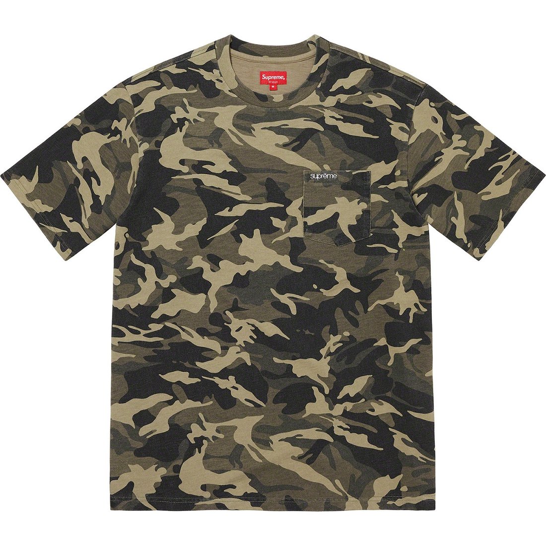 Details on S S Pocket Tee Olive Camo from spring summer
                                                    2023 (Price is $60)