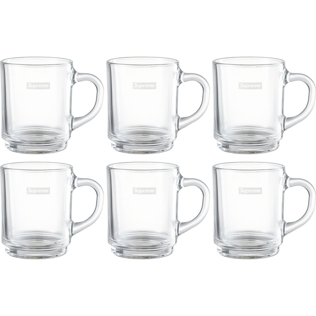 バラ2個セット Supreme®/Duralex Glass Mugs-connectedremag.com