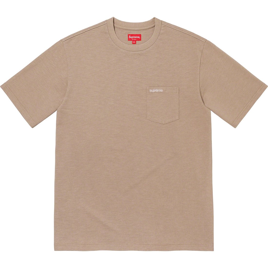 Supreme S S Pocket Tee (SS23) - Taupe - $60
