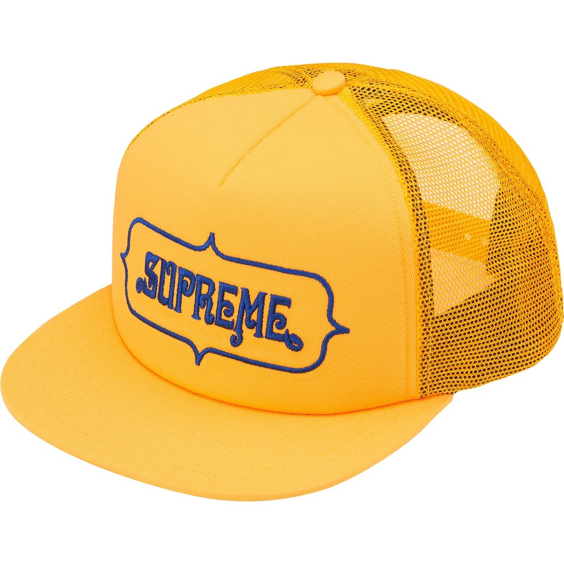 Details on Highest Mesh Back 5-Panel Yellow from spring summer 2023 (Price is $48)
