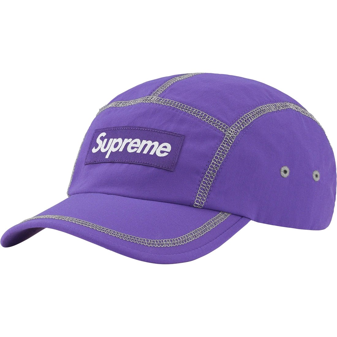 Details on Reflective Stitch Camp Cap Purple from spring summer
                                                    2023 (Price is $54)