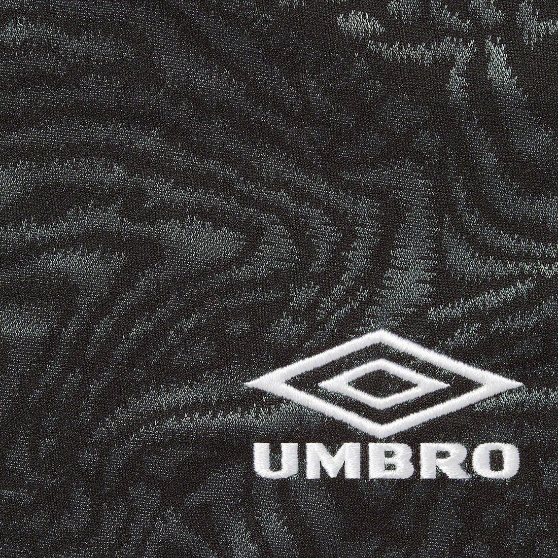 Details on Supreme Umbro Jacquard Animal Print Soccer Short Black from spring summer
                                                    2023 (Price is $110)