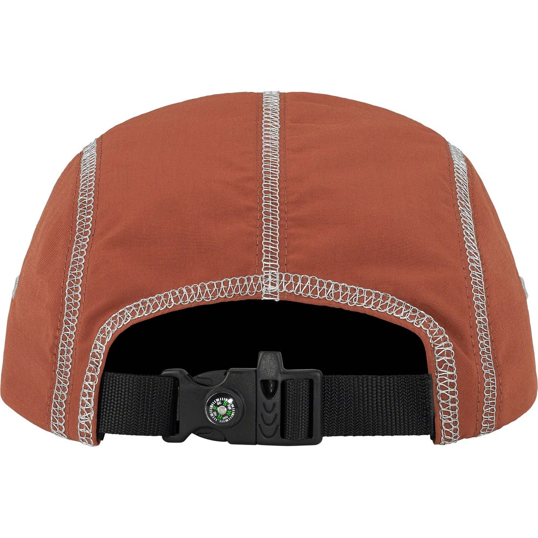 Details on Reflective Stitch Camp Cap Brown from spring summer
                                                    2023 (Price is $54)