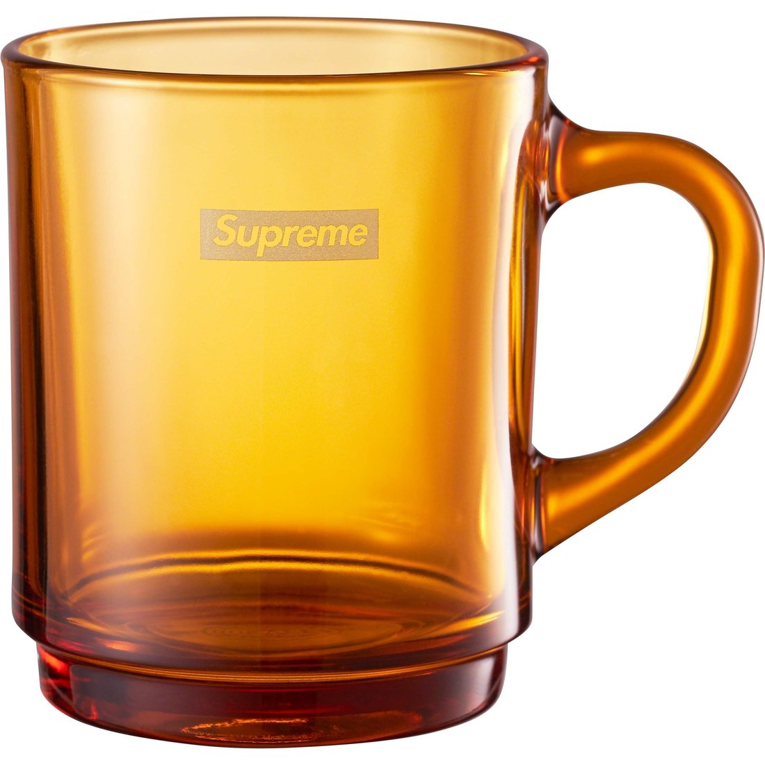 Details on Supreme Duralex Glass Mugs (Set of 6) Amber from spring summer
                                                    2023 (Price is $58)
