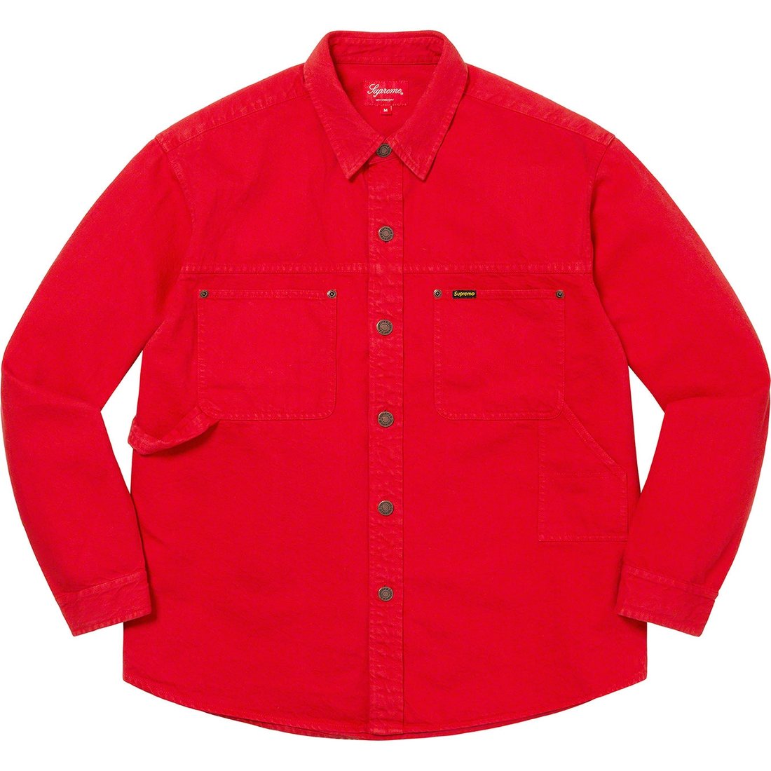 Details on Denim Painter Shirt Red from spring summer
                                                    2023 (Price is $138)