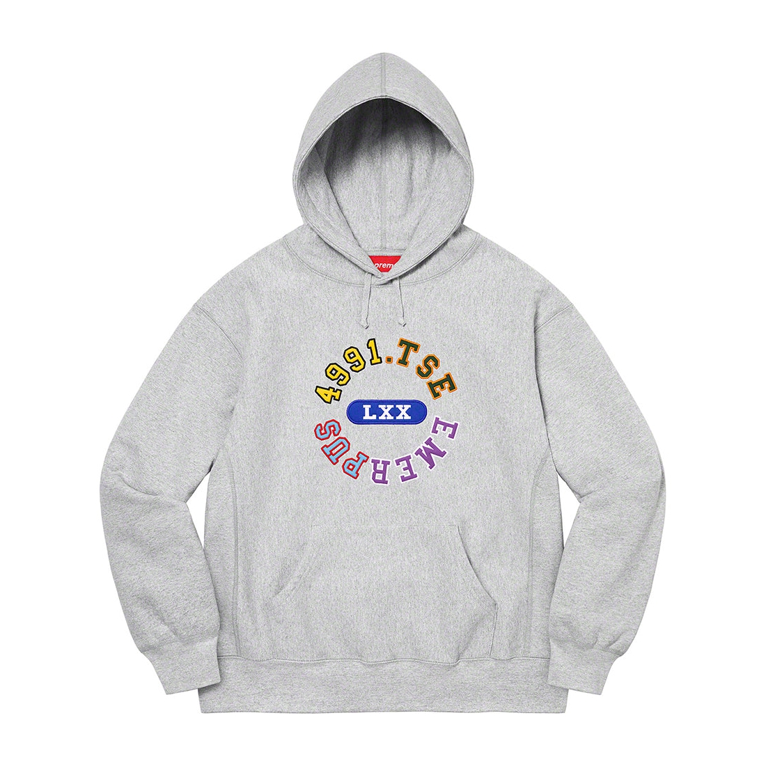 Details on Reverse Hooded Sweatshirt Heather Grey from spring summer
                                                    2023 (Price is $158)