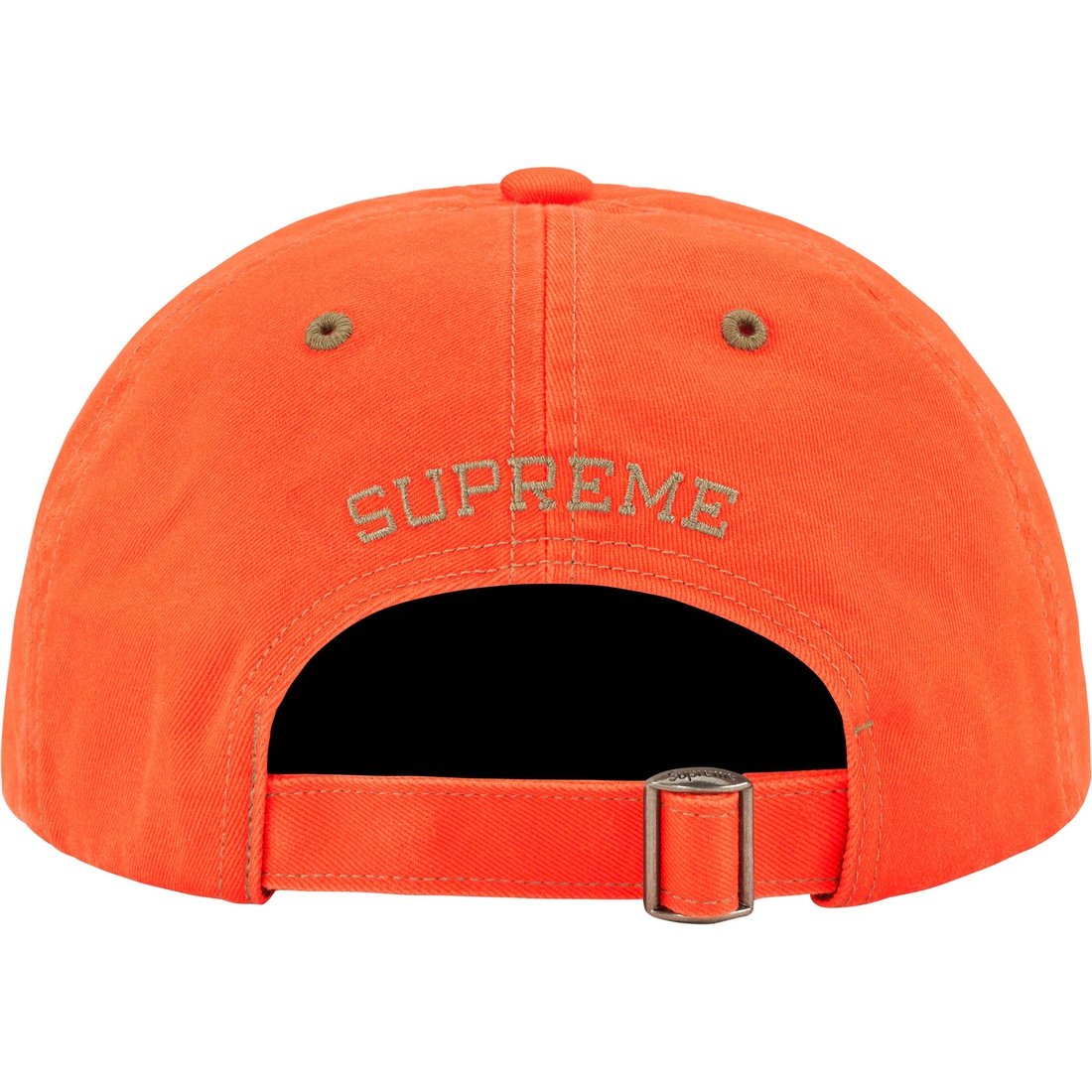 Details on Visor Stitch 6-Panel Orange from spring summer
                                                    2023 (Price is $48)