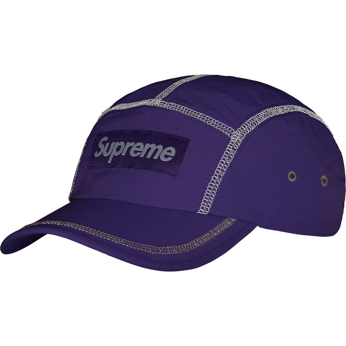 Details on Reflective Stitch Camp Cap Purple from spring summer
                                                    2023 (Price is $54)