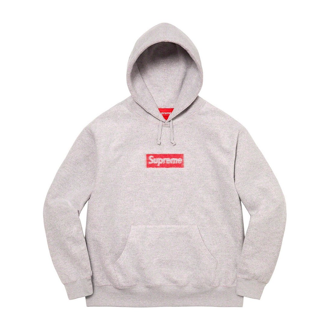 Details on Inside Out Box Logo Hooded Sweatshirt Heather Grey from spring summer
                                                    2023 (Price is $168)