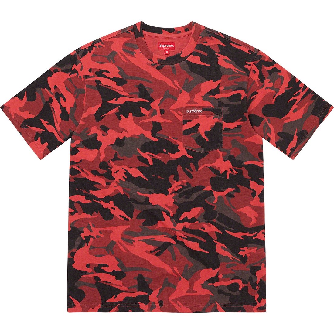 Details on S S Pocket Tee Red Camo from spring summer
                                                    2023 (Price is $60)