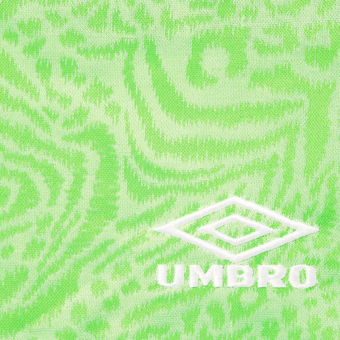 Details on Supreme Umbro Jacquard Animal Print Soccer Short White from spring summer 2023 (Price is $110)
