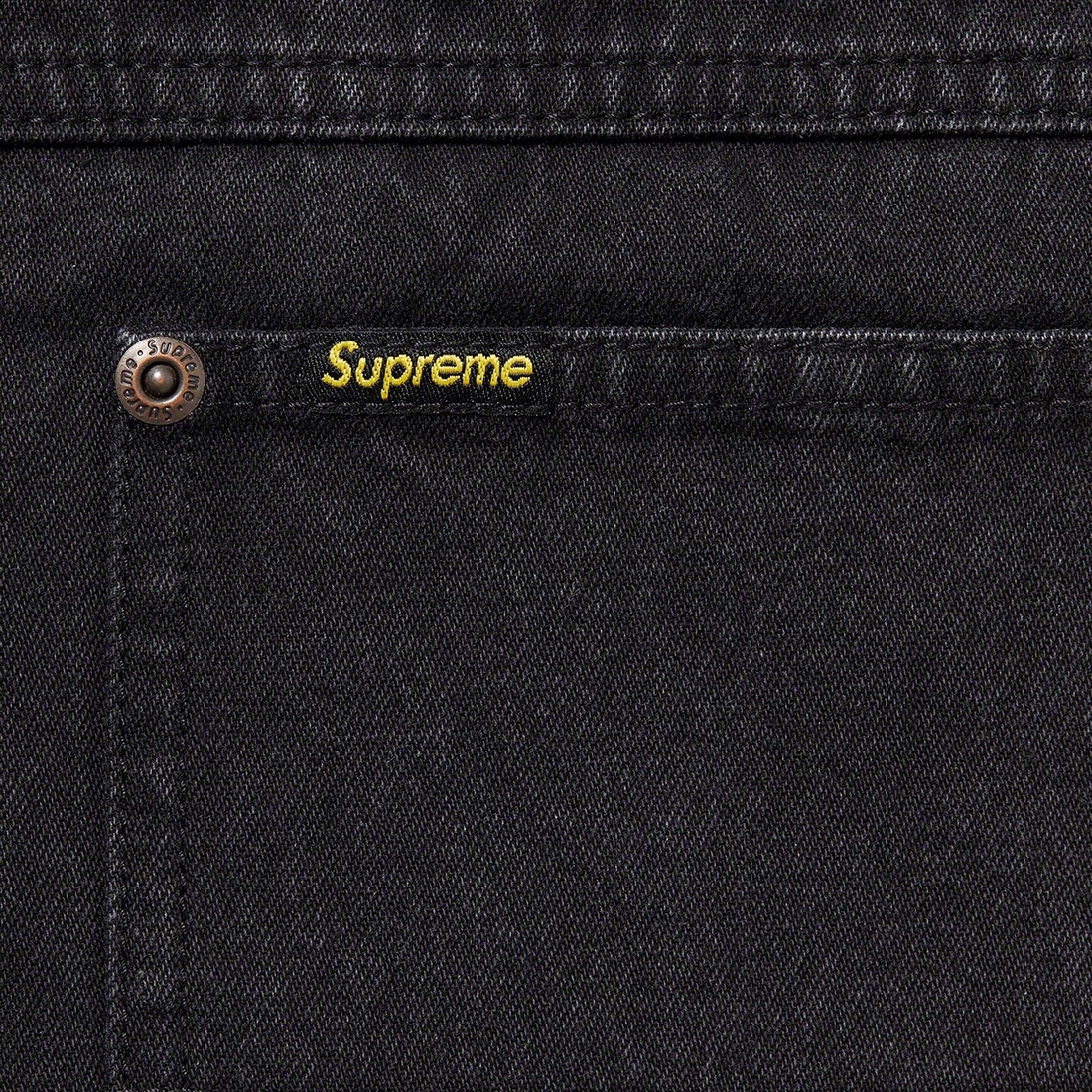 Details on Denim Painter Shirt Black from spring summer
                                                    2023 (Price is $138)