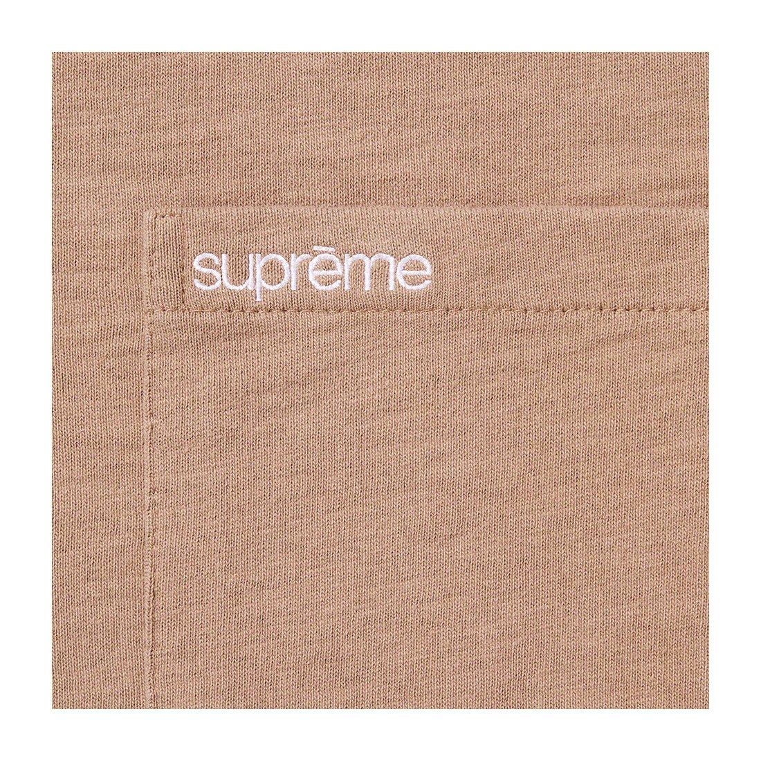 Details on S S Pocket Tee Taupe from spring summer 2023 (Price is $60)