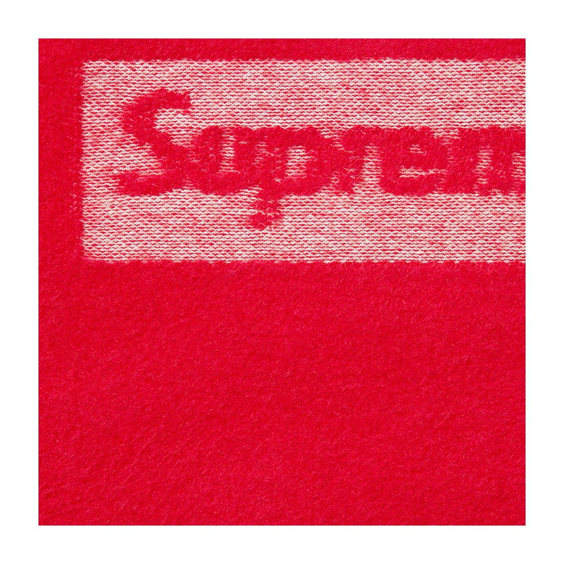 Inside Out Box Logo Hooded Sweatshirt Red