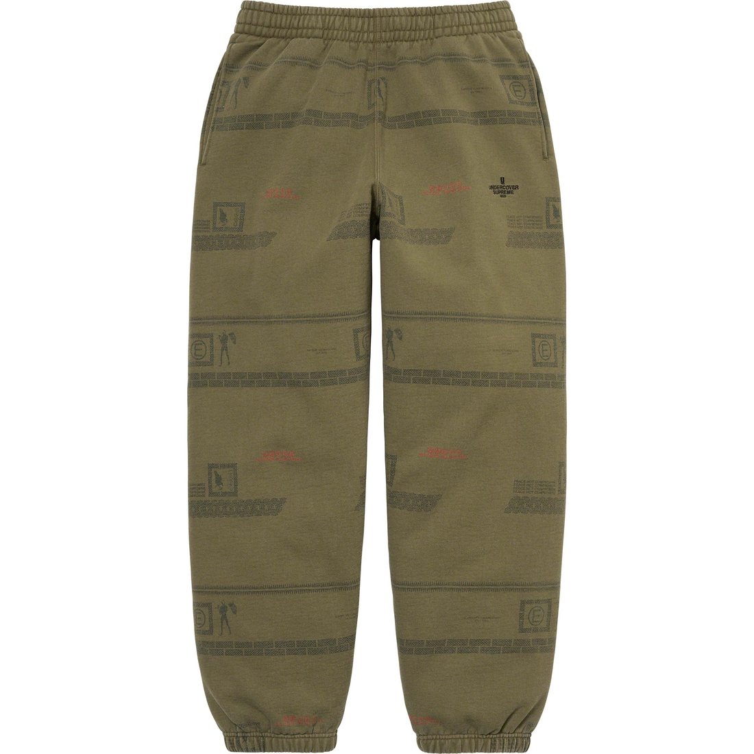 Details on Supreme UNDERCOVER Sweatpant Dark Olive from spring summer
                                                    2023 (Price is $188)