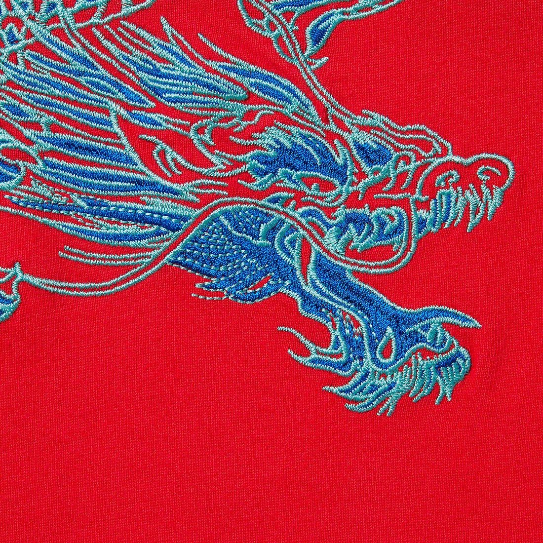 Details on Dragon Wrap S S Top Red from spring summer
                                                    2023 (Price is $88)