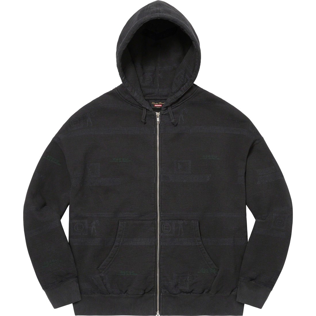 Supreme Supreme UNDERCOVER Zip Up Hooded Sweatshirt (SS23) - Black - $188
