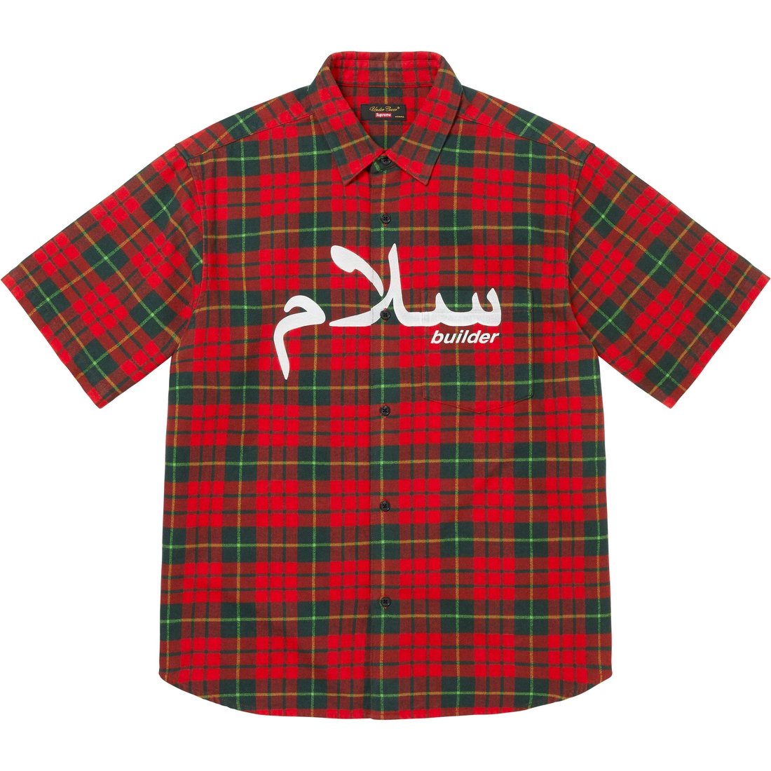 Details on Supreme UNDERCOVER S S Flannel Shirt Red Plaid from spring summer 2023 (Price is $138)