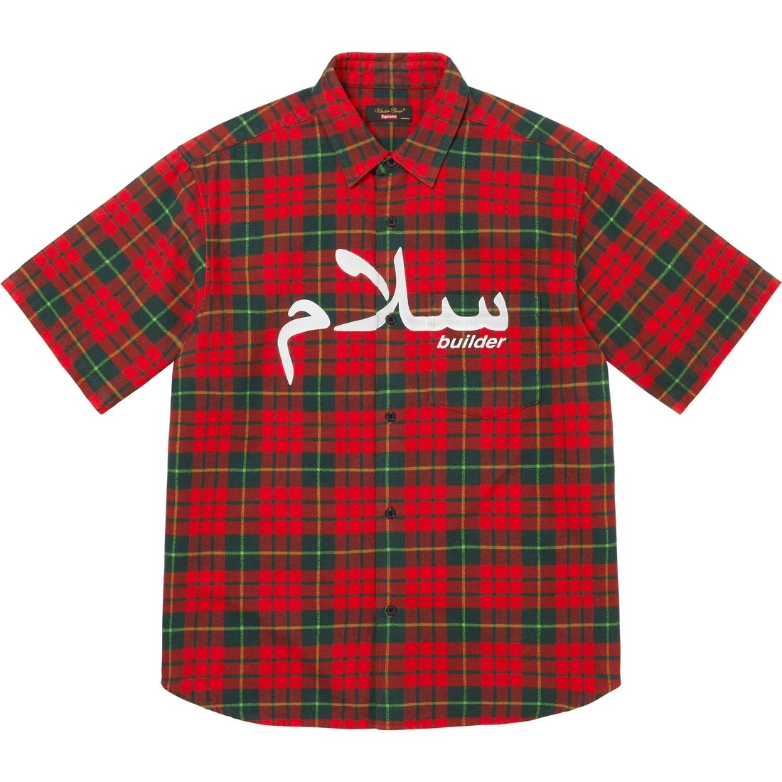 Details on Supreme UNDERCOVER S S Flannel Shirt Red Plaid from spring summer
                                                    2023 (Price is $138)