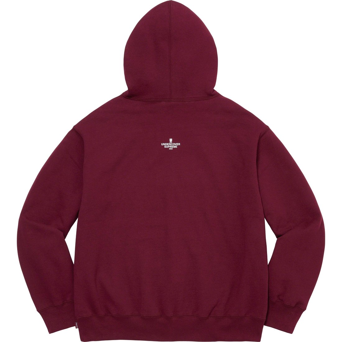 Details on Supreme UNDERCOVER Anti You Hooded Sweatshirt Burgundy from spring summer
                                                    2023 (Price is $178)
