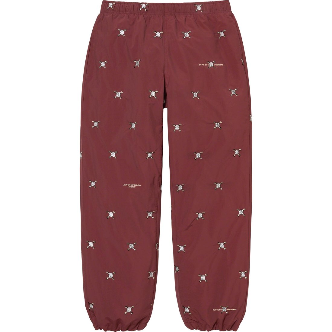 Details on Supreme UNDERCOVER Track Pant Burgundy from spring summer 2023 (Price is $178)
