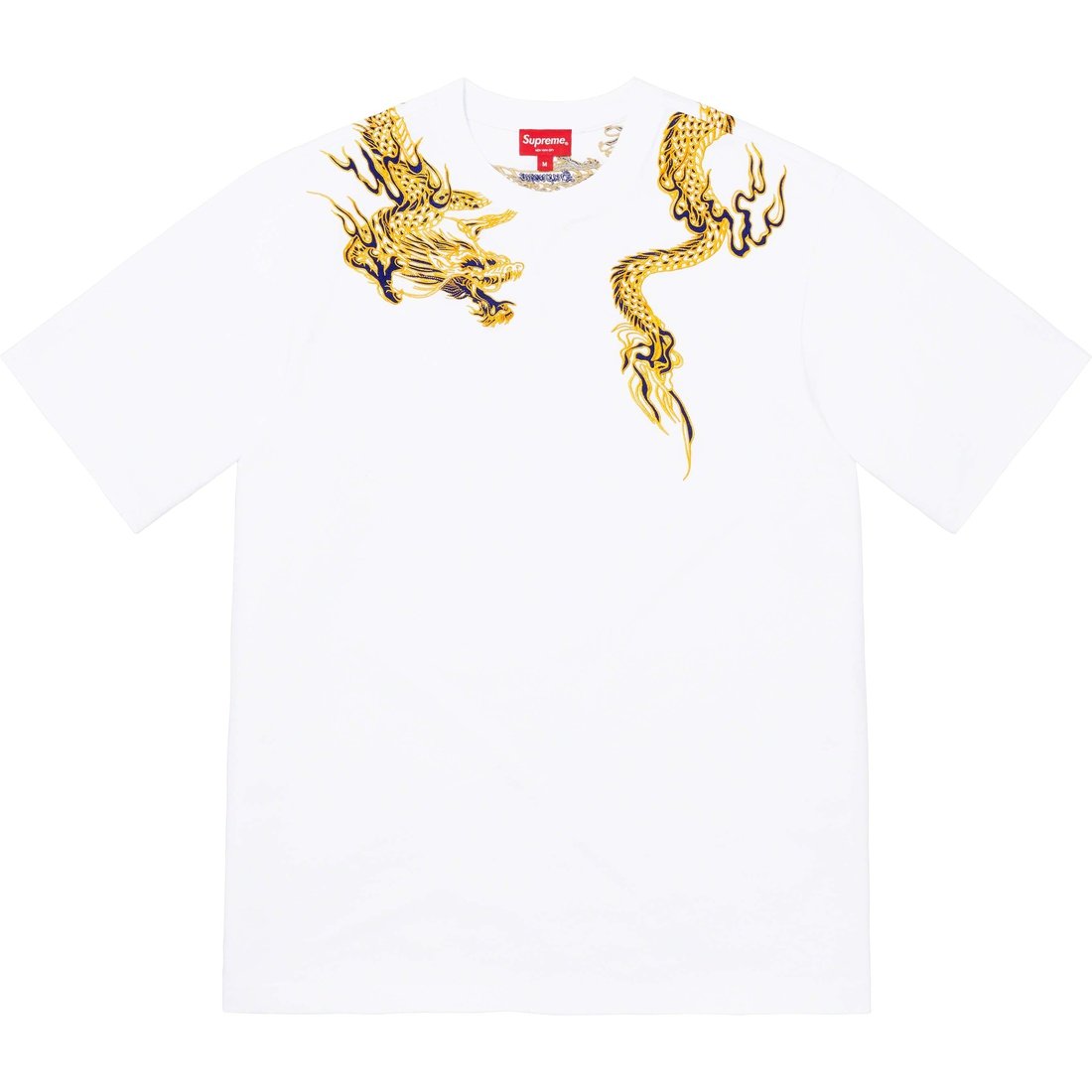 Details on Dragon Wrap S S Top White from spring summer
                                                    2023 (Price is $88)