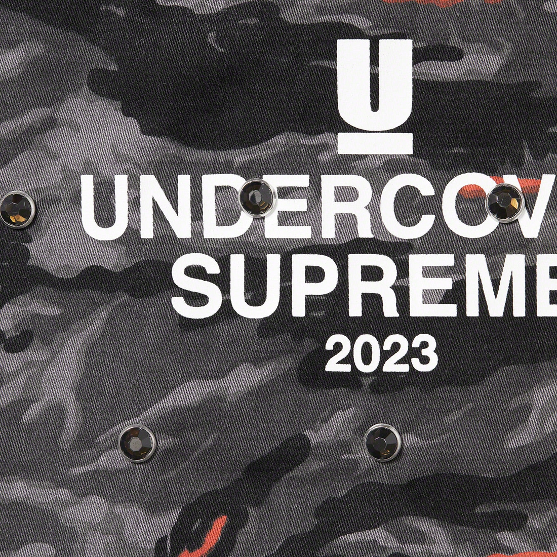 Details on Supreme UNDERCOVER Studded BDU Jacket Black from spring summer
                                                    2023 (Price is $598)
