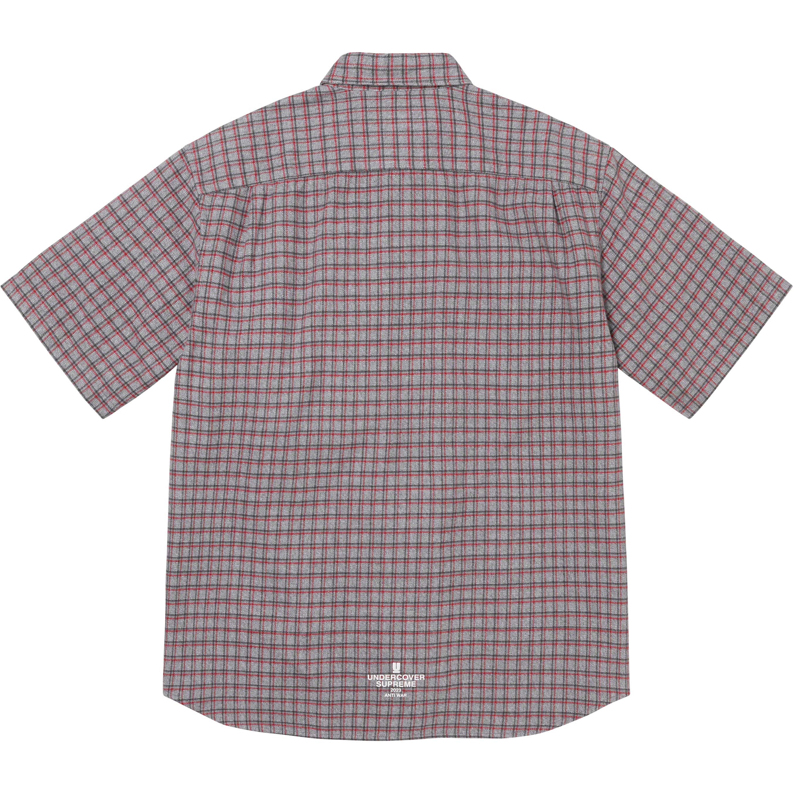 Supreme Undercover S/S Flannel Shirt Red