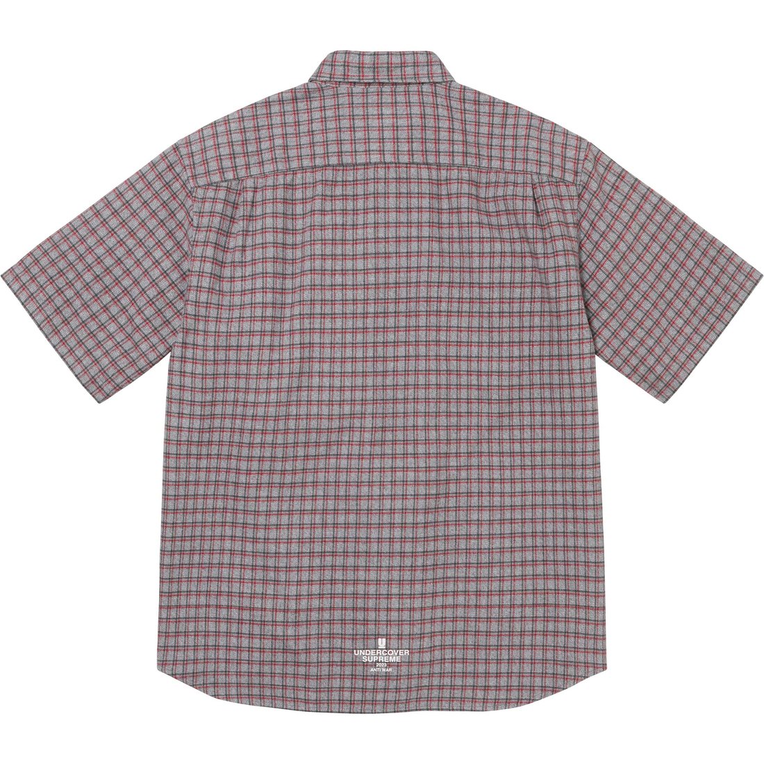 Details on Supreme UNDERCOVER S S Flannel Shirt Grey Plaid from spring summer 2023 (Price is $138)